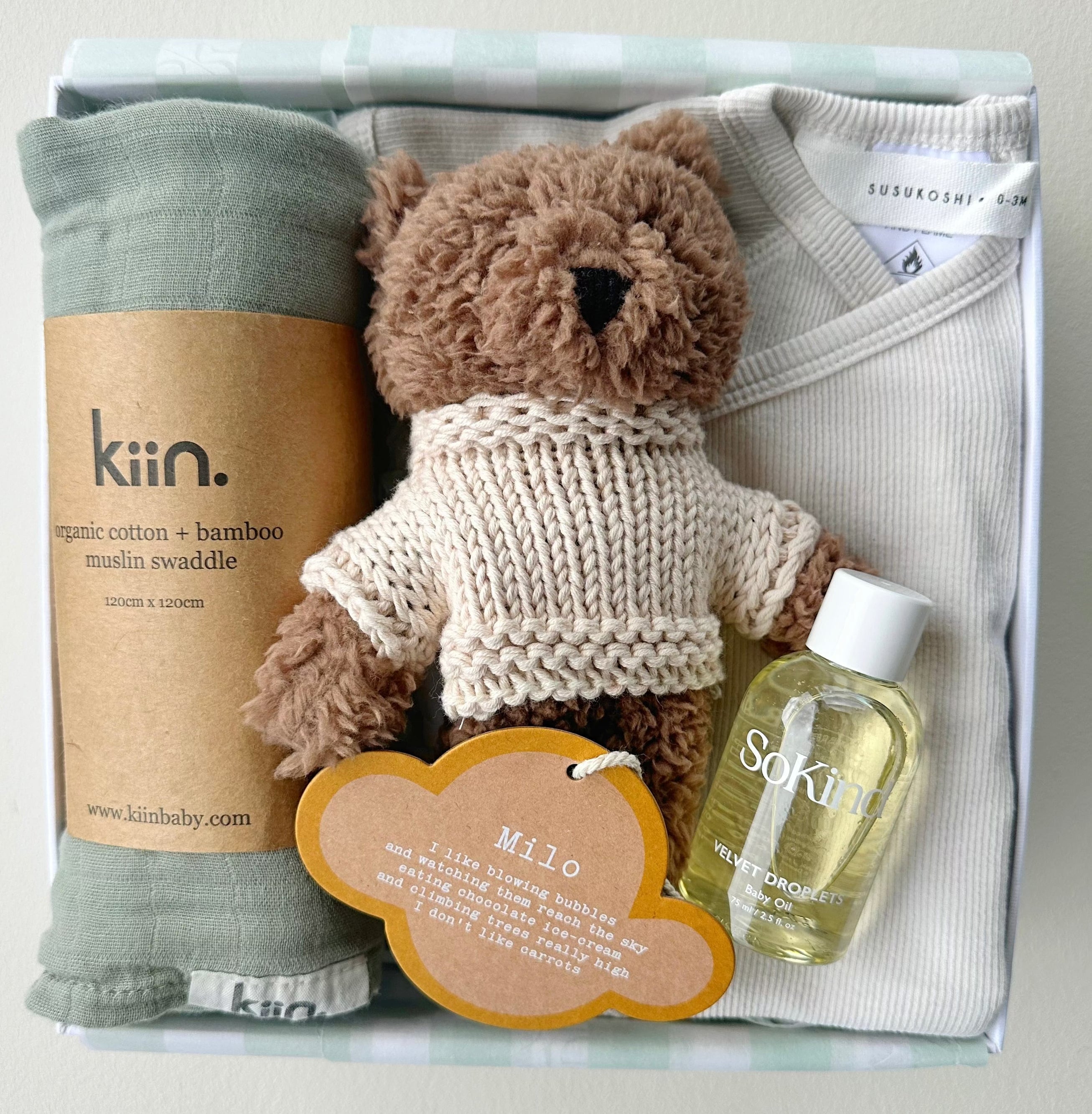 Teddy - Gift Box for Baby by Claya