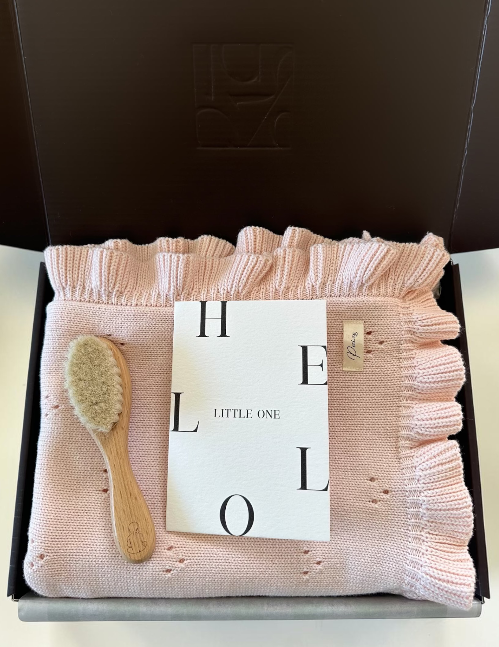 The First Touch Baby Gift Box - Newborn Gift BABY PINK by Claya