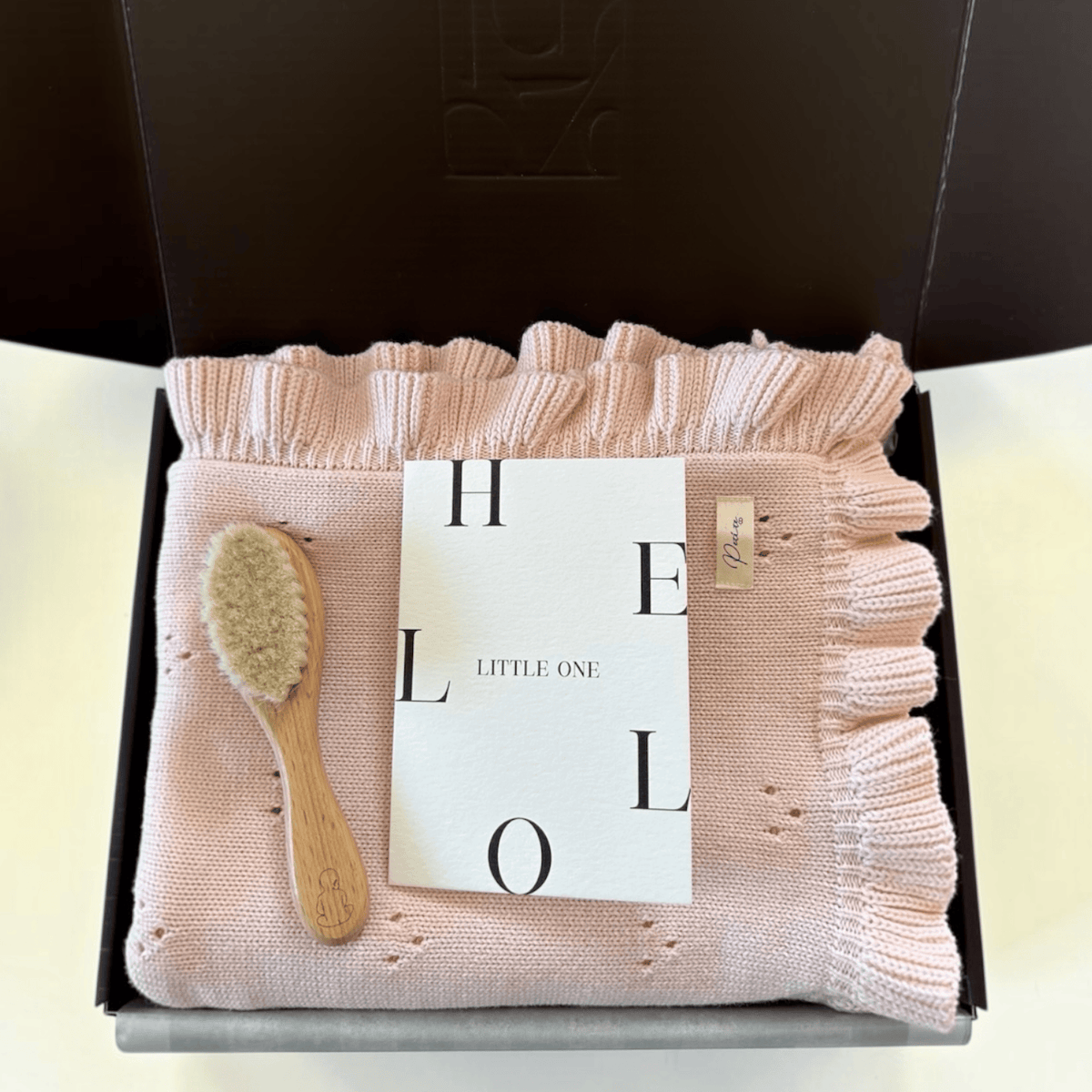 The First Touch Baby Gift Box - Newborn Gift BABY PINK by Claya