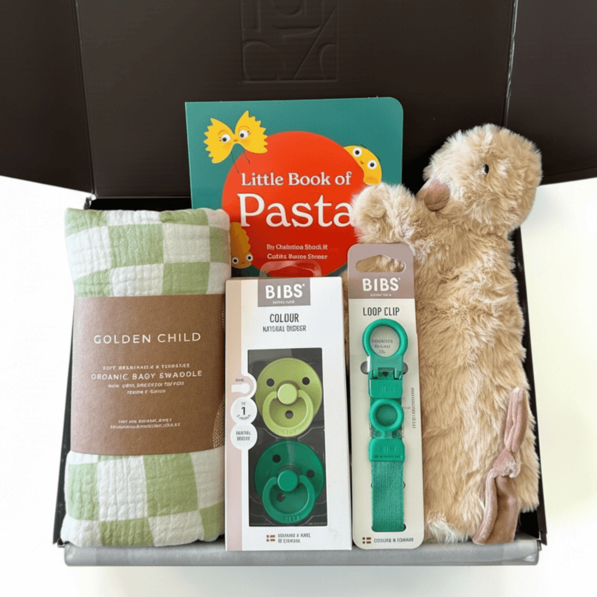 The Little Green Edit – Baby Gift Box by Claya
