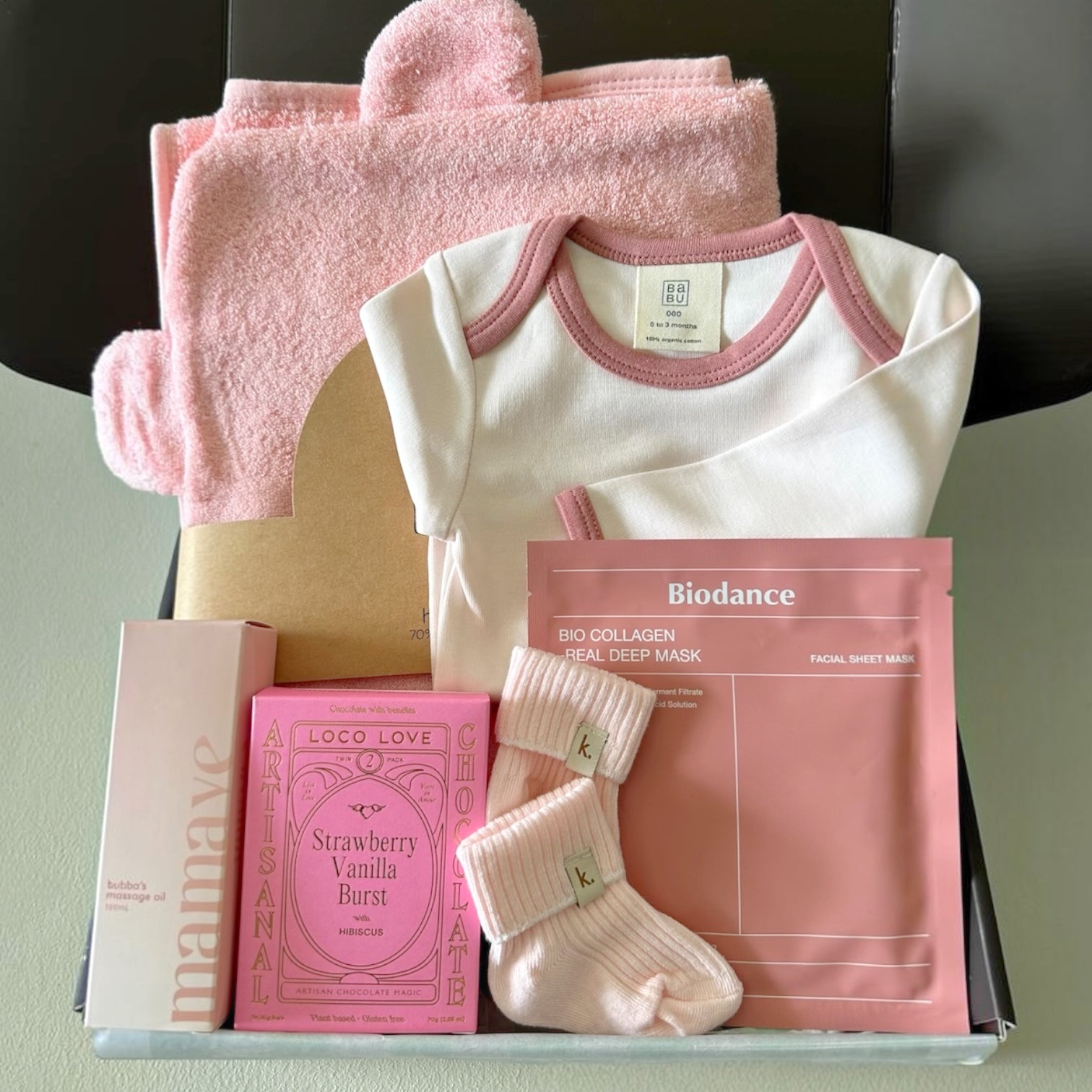 The New Routine - Mum & Baby Gift Box Peony by Claya
