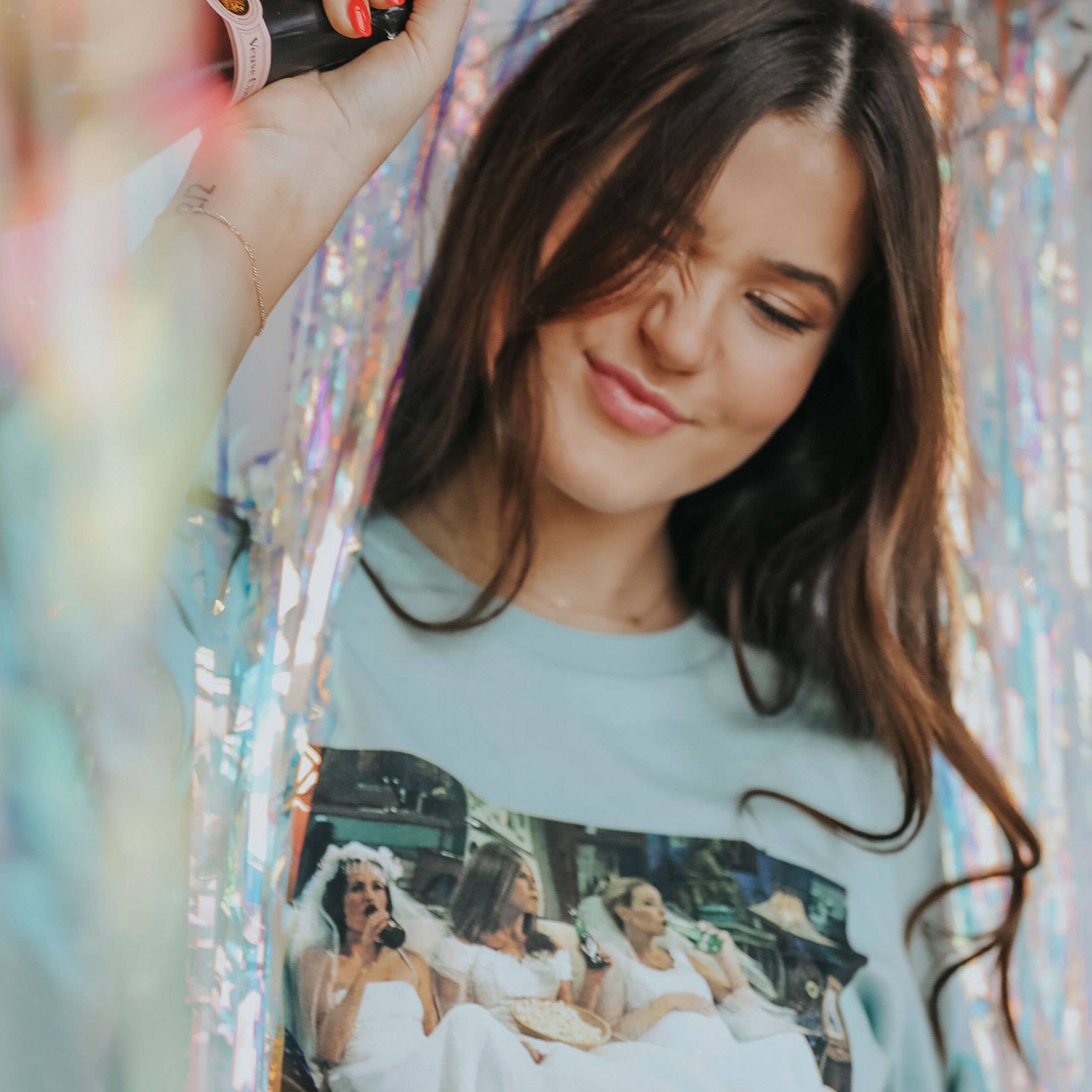 The One With The Wedding Dresses Graphic Tee: Large by FRIDAY + SATURDAY