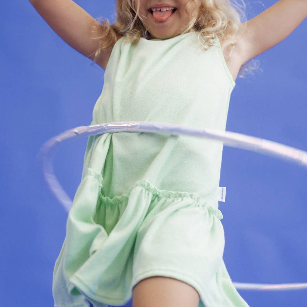 The Spin Me Round Terry Towelling Dress: 1-2 years by Golden Child