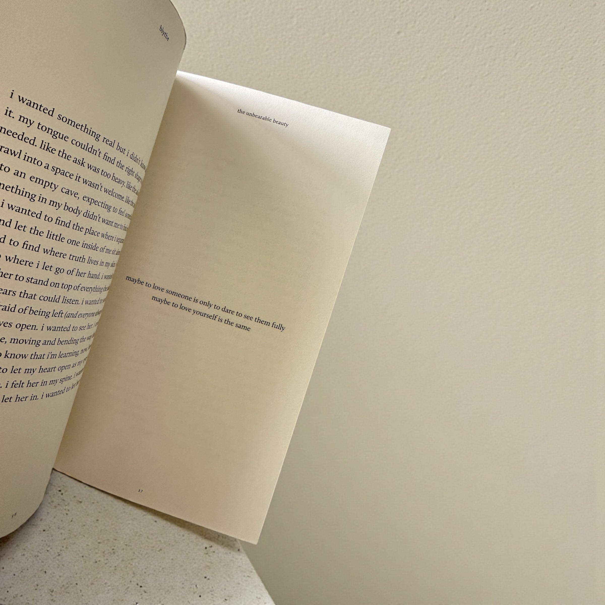 The Unbearable Beauty – Poems and Practices by Annabelle Blythe by Thought Catalog