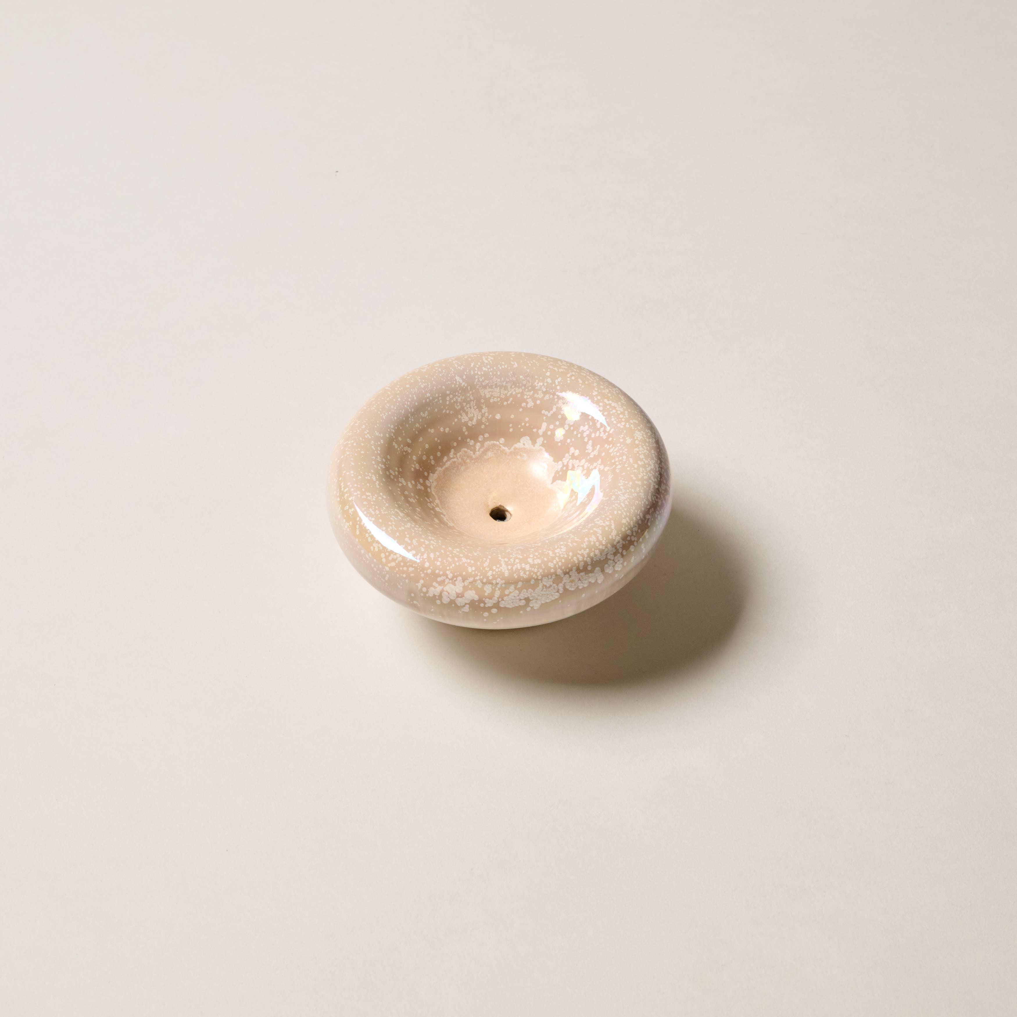The Vessel Incense Holder - Cream by Gentle Habits