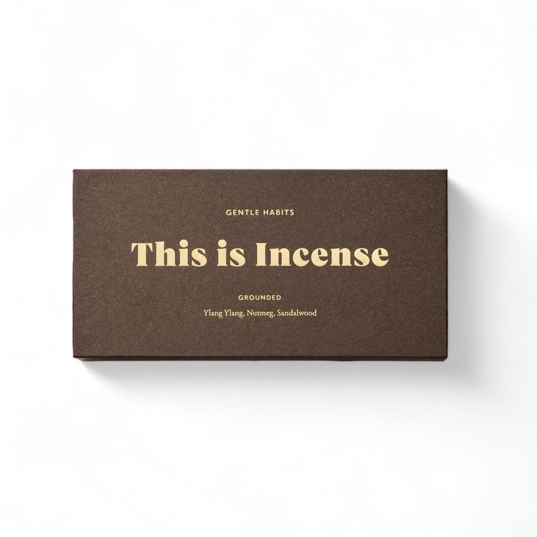 This is Incense - GROUNDED by Gentle Habits
