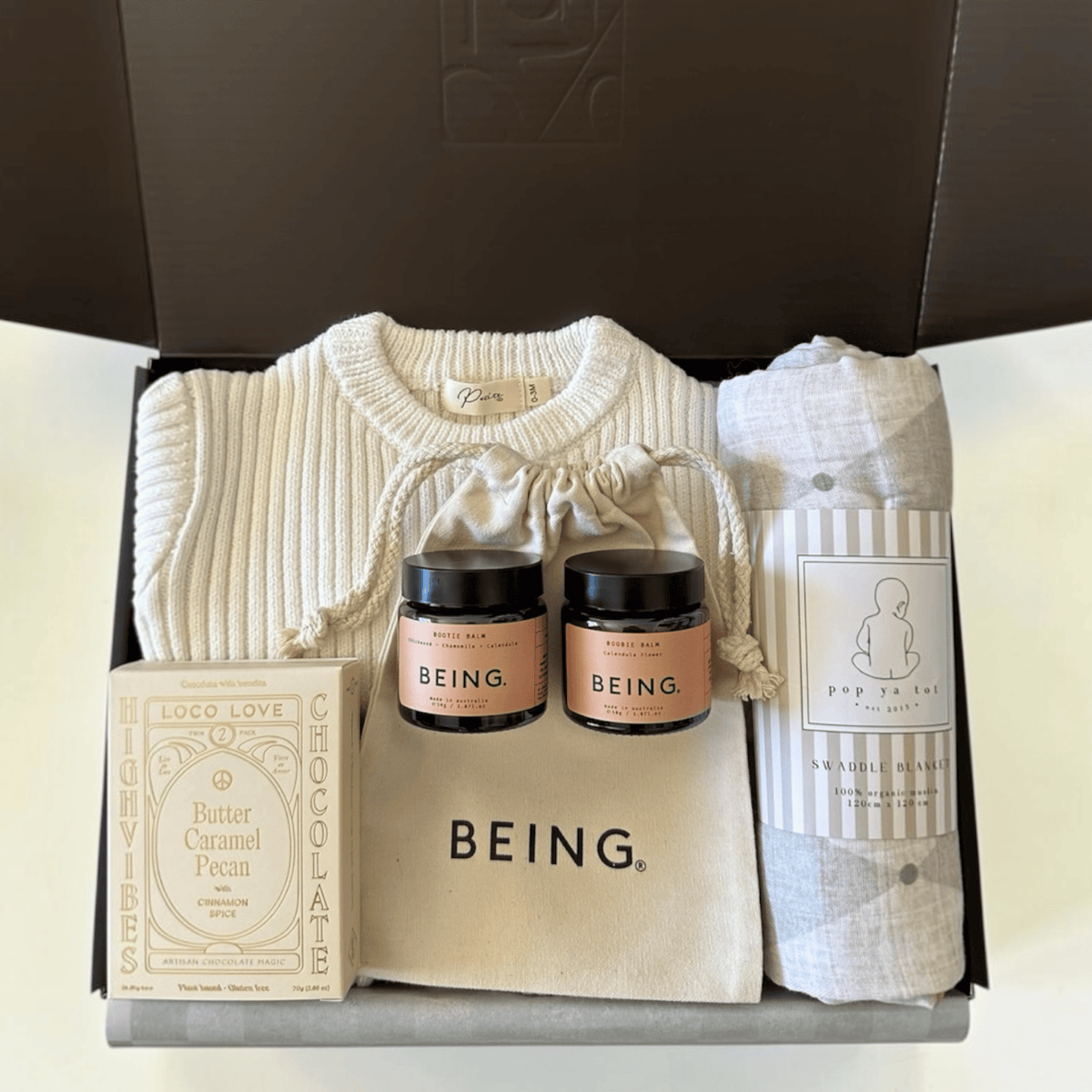 Together – Mum & Baby Gift Box Up and Away Swaddle by Claya