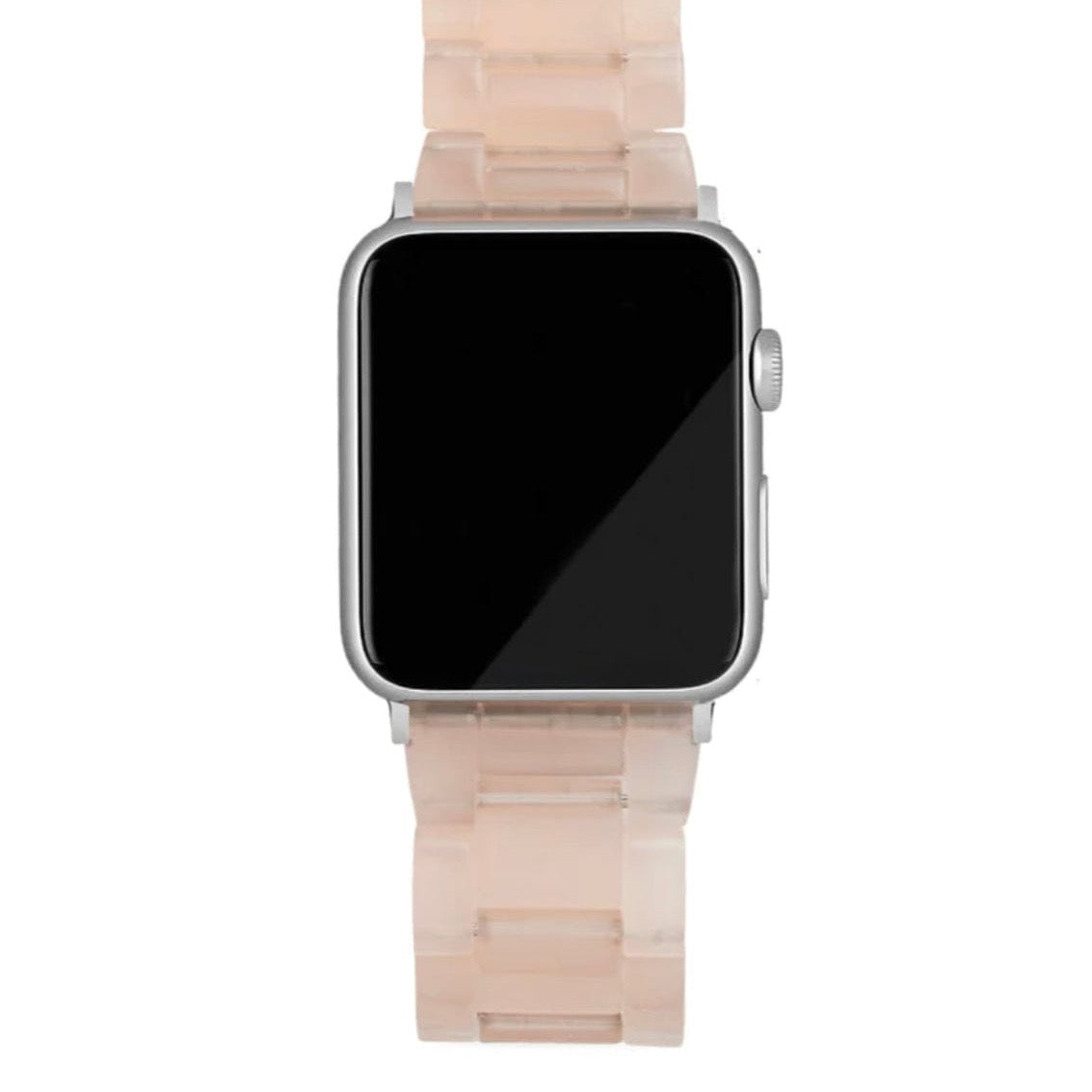 Universal Apple Watch Band/ DELUXE Edition Light Rose with Silver Hardwear by Machete