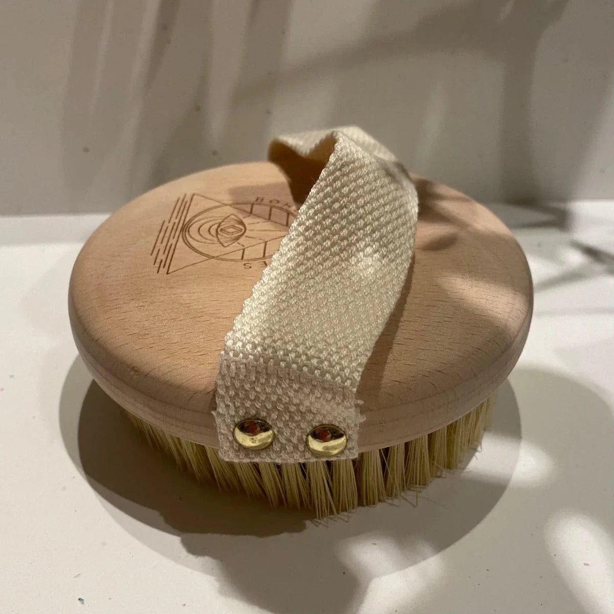 Vegan Cactus Bristle Sustainable Contoured Dry Body Brush by Bohemian Rêves