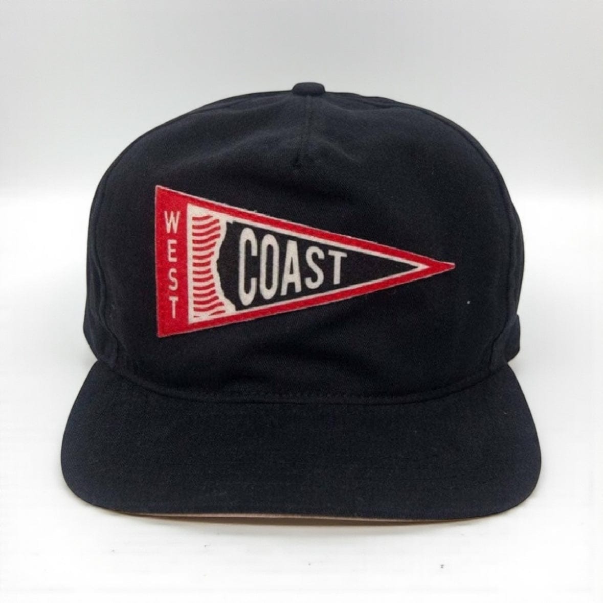 West Coast Pennant Strapback by Ampal Creative by The Ampal Creative