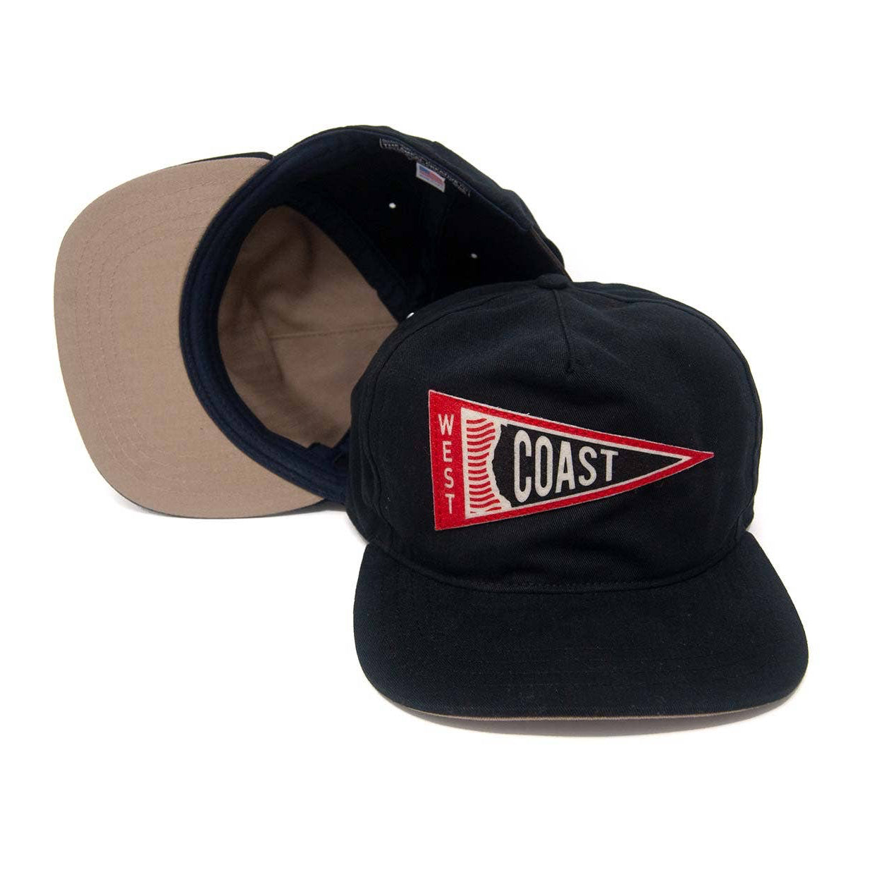 West Coast Pennant Strapback by The Ampal Creative