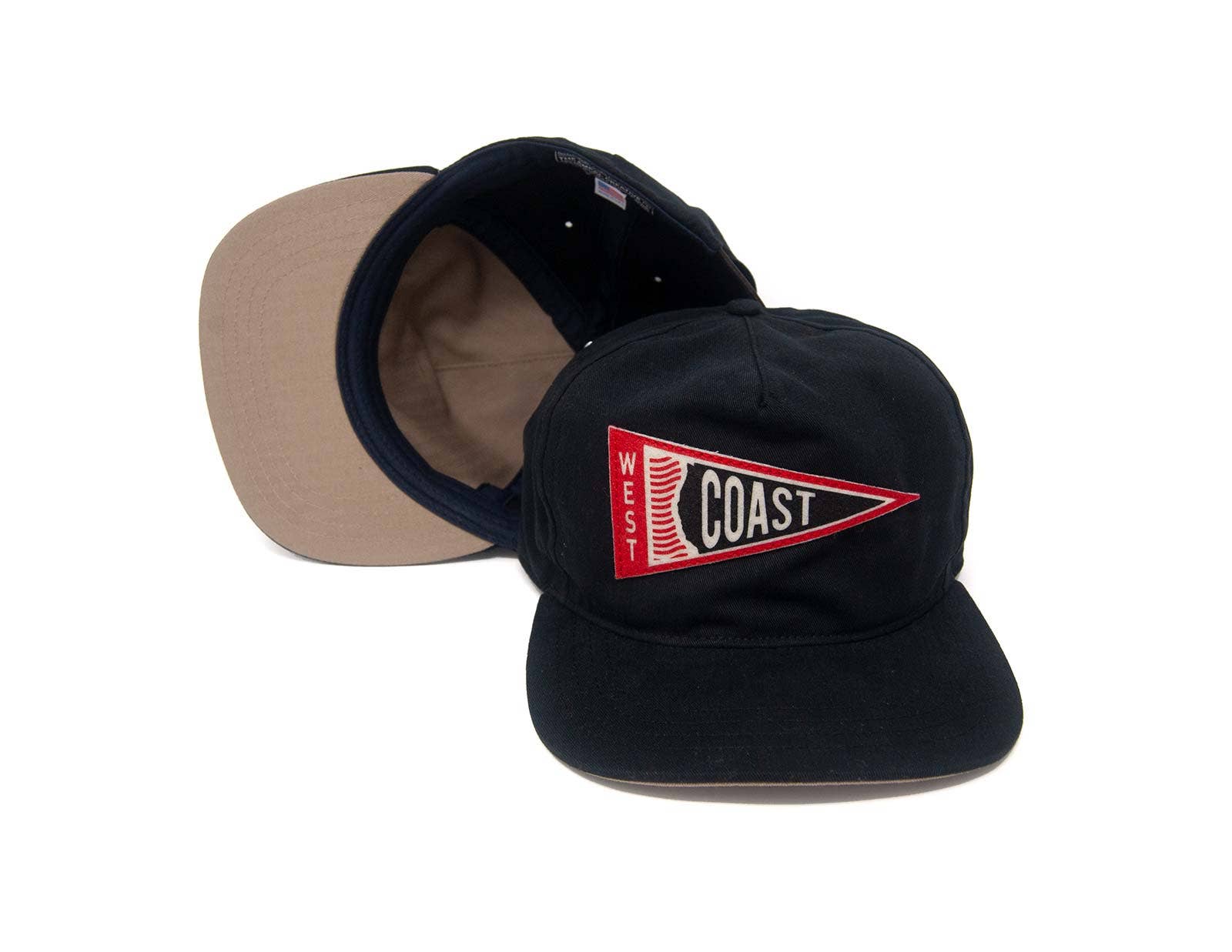 West Coast Pennant Strapback by The Ampal Creative