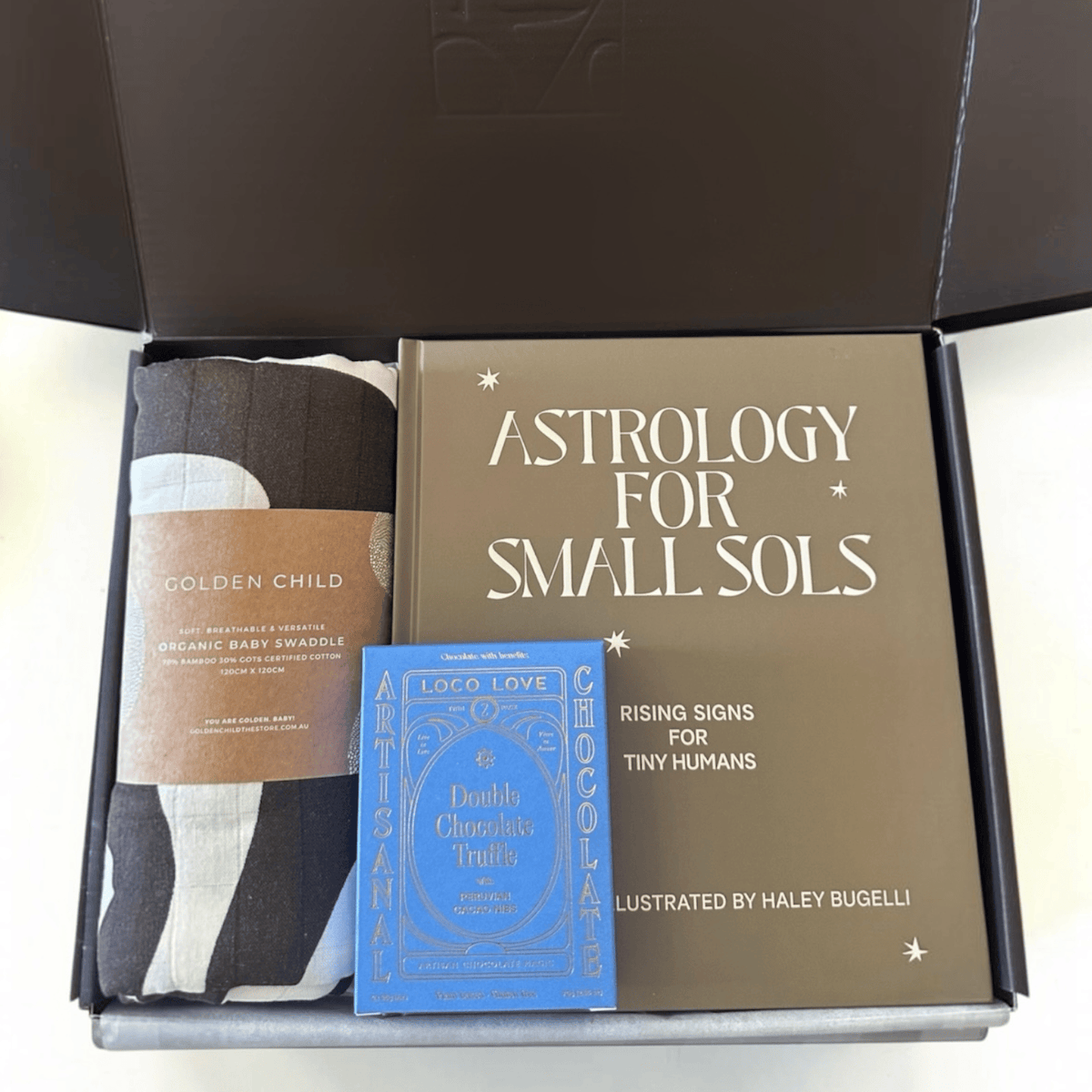 Written in the Stars – Baby Gift Box CHOC MILK by Claya