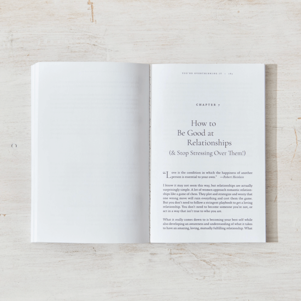 You're Overthinking It